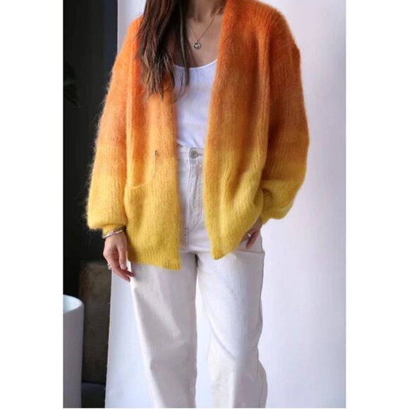 Isabel Marant Etoile Dana Mohair-Blend Cardigan - Picture 2 of 11